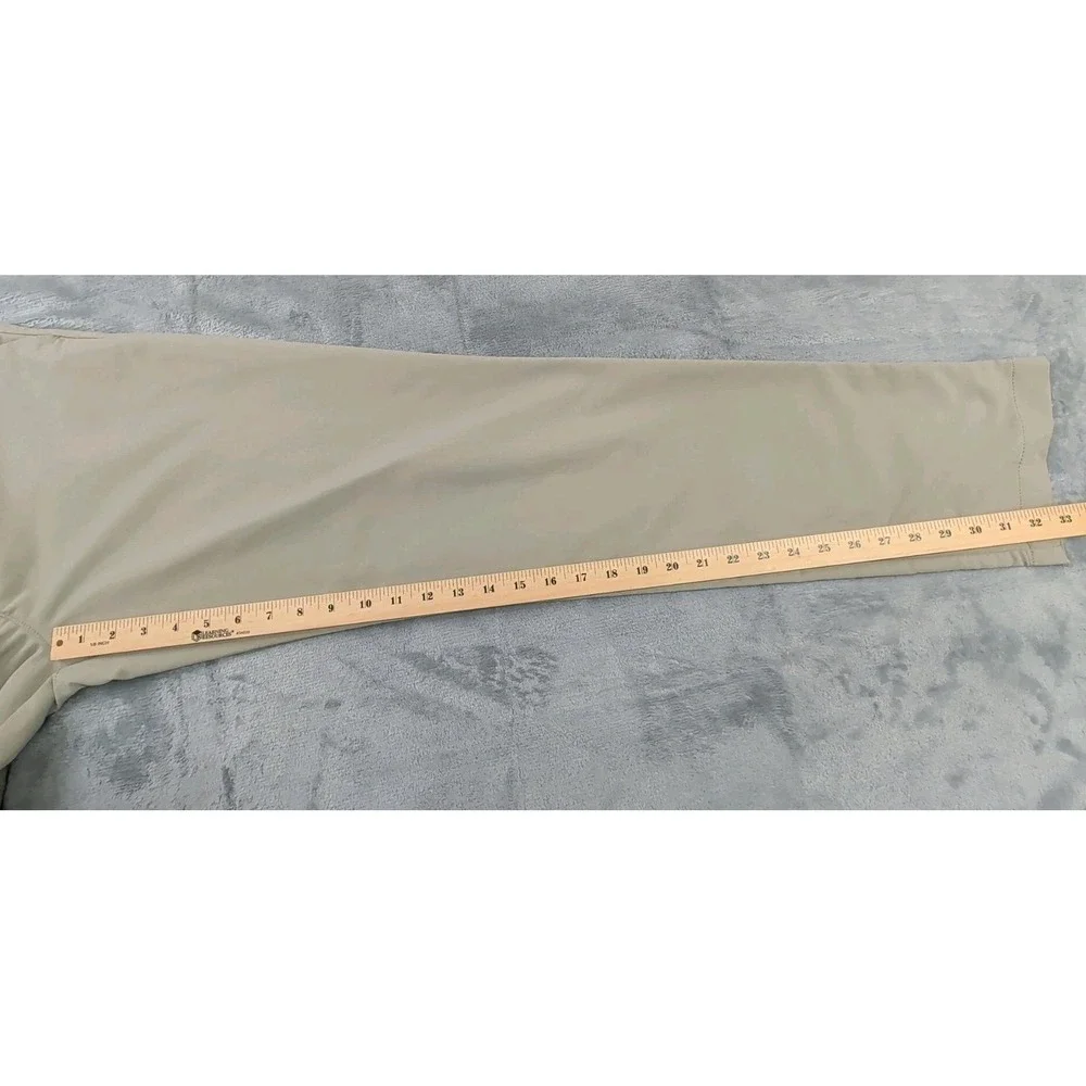 Banana Republic Performance Pants‎ Mens 32x34 Taupe Beige Gray Straight Slim